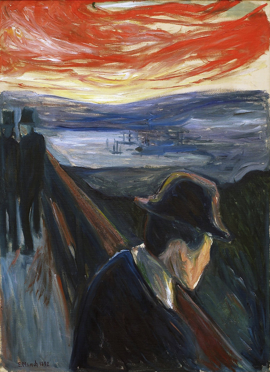 Edvard Munch - Humeur malade au coucher du soleil