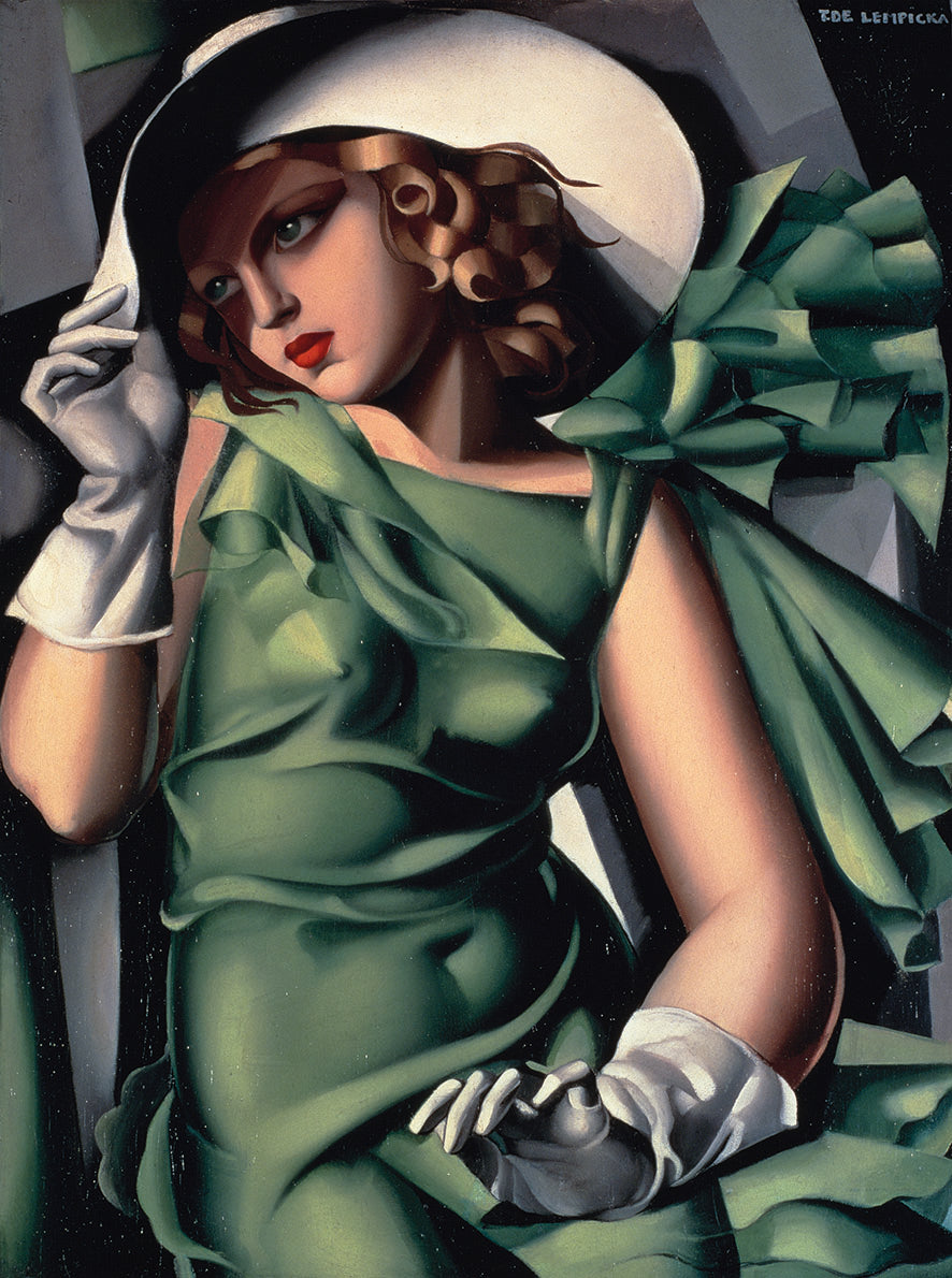 Tamara de Lempicka - Junge Dame mit Handschuhen