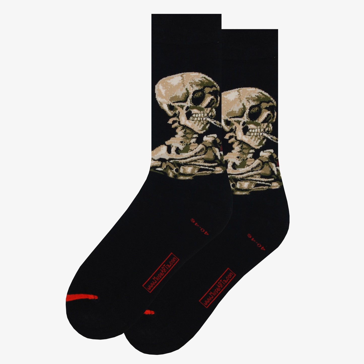 Vincent van Gogh - head of a skeleton with a burning cigarette