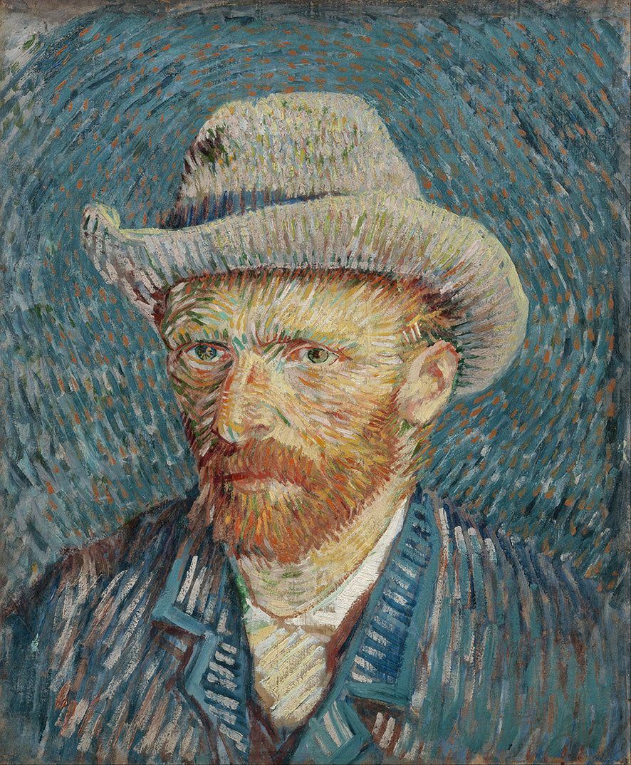 Vincent van Gogh - Tête de squelette avec une cigarette allumée