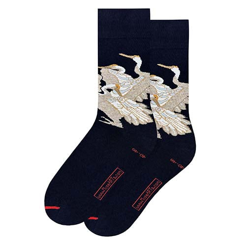 Woven Fukusa - Japanese Cranes